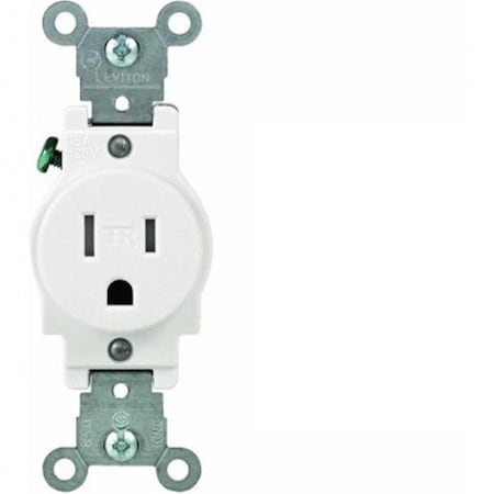 Gorgeousglow Mfg R52-T5015-0WS Tamper Resistant Outlet, White GO1609848